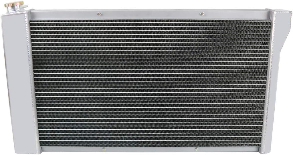 52MM 3 Row Aluminum Radiator with 2X12" Fan and Louver Shroud C840