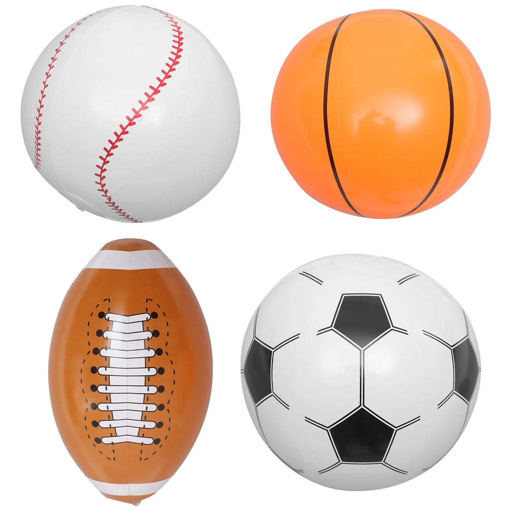 Inflatable Beach Ball Set of 4 R423842