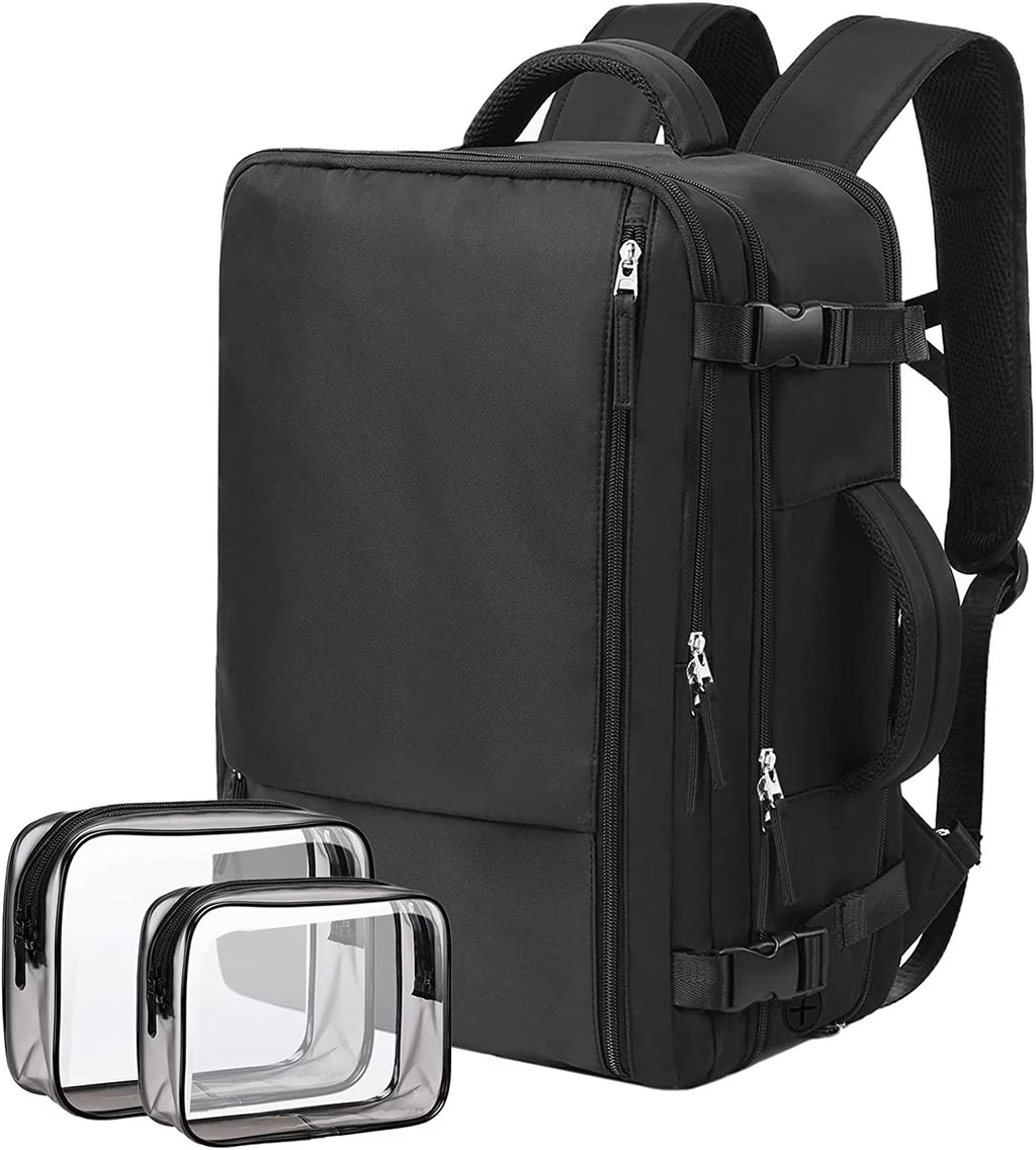 Extra Large 40L Waterproof Travel Backpack (Black) A176