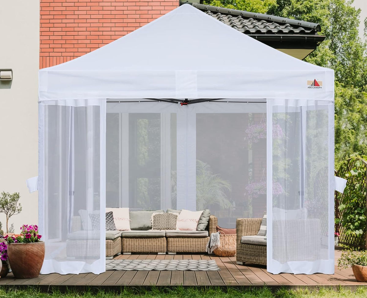10x10 Pop Up Gazebo Tent with Netting Walls P138