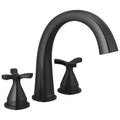Black Deck Mounted Roman Tub Filler H82457