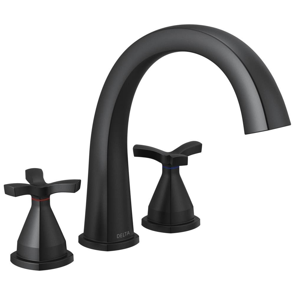 Black Deck Mounted Roman Tub Filler H82457
