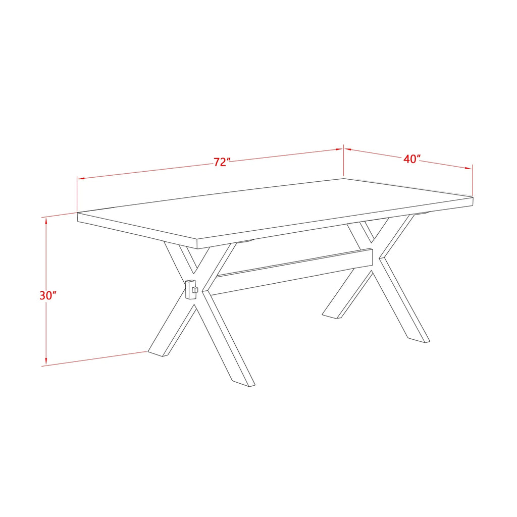6-Pc Dining Table Set with Bench I417