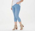 Light Wash Slim Waist Capri Jegging G342750