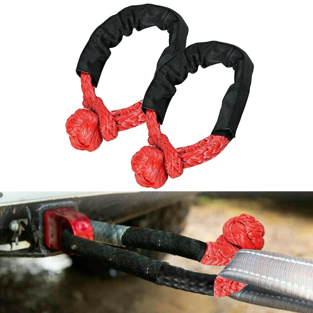 Red Soft Shackle 1/2 38000lbs Breaking Strength Y667