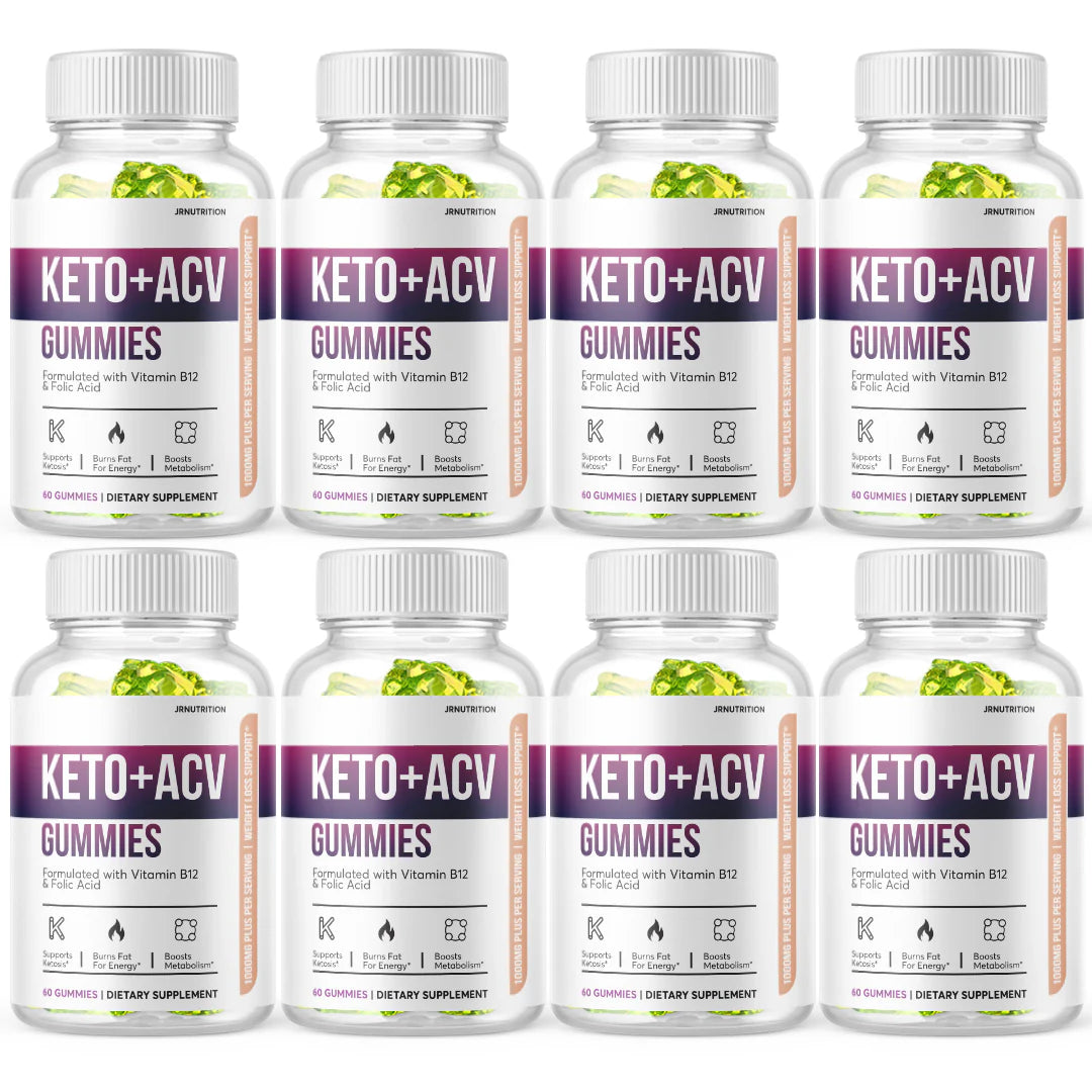 Keto + ACV 1000mg Gummies - 8 Bottles F669473