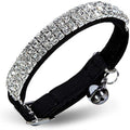 Soft Velvet Adjustable Cat Collar with Bells X759923