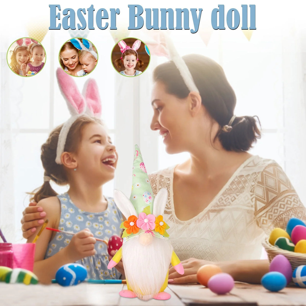 Easter Faceless Dwarf Plush Doll Decoration G47628