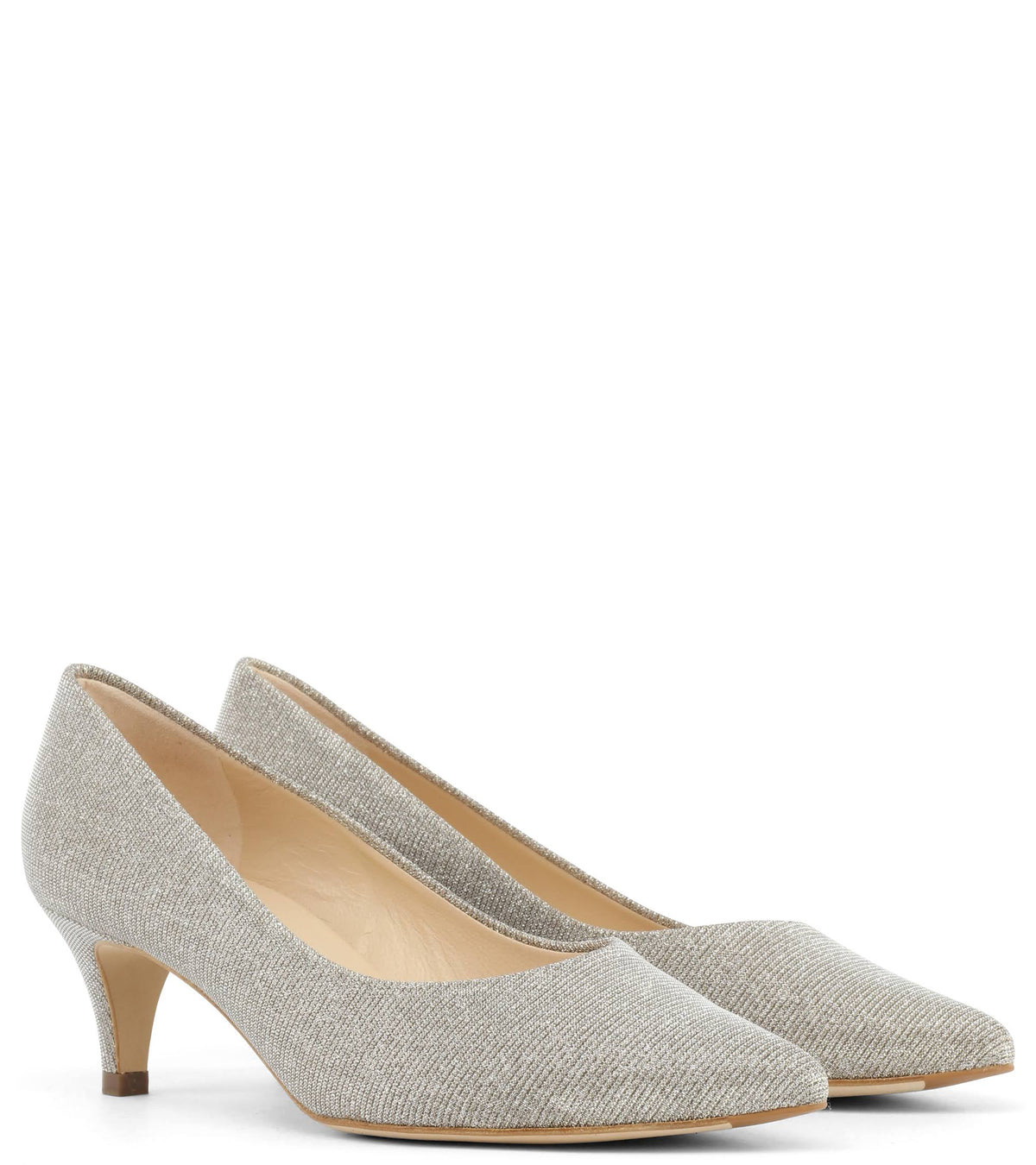 Beige Heel Pumps V8237