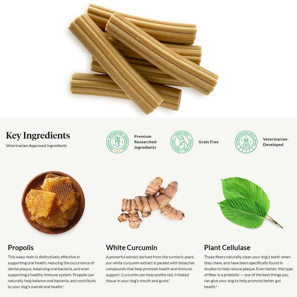 All Natural Canine Dental Chews Sticks P962014