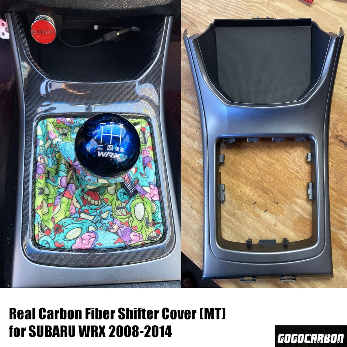 3K Real Dry Carbon Fiber Shift Cover Cap F561650